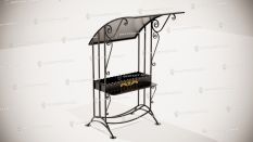 Кованые мангалы с крышей - Орион-2 Ковка