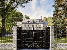 Кованые ворота - Античные прямые купить