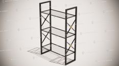 Кованая мебель для прихожей - Этажерка "Лофт-3" цена