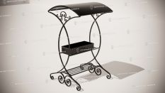 Кованые мангалы с крышей - Императорский цена