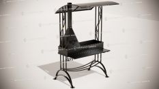 Кованые мангалы с крышей - Царский Ковка