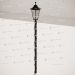 Фонарные столбы - Столб фонарный кованый, без фонаря купить - фото 1