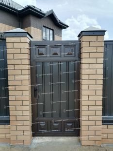 Фото кованых калиток
