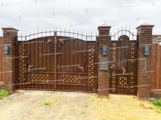 Фото кованых ворот