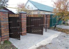 Фото кованых ворот