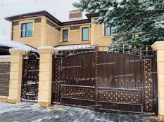 Фото кованых ворот